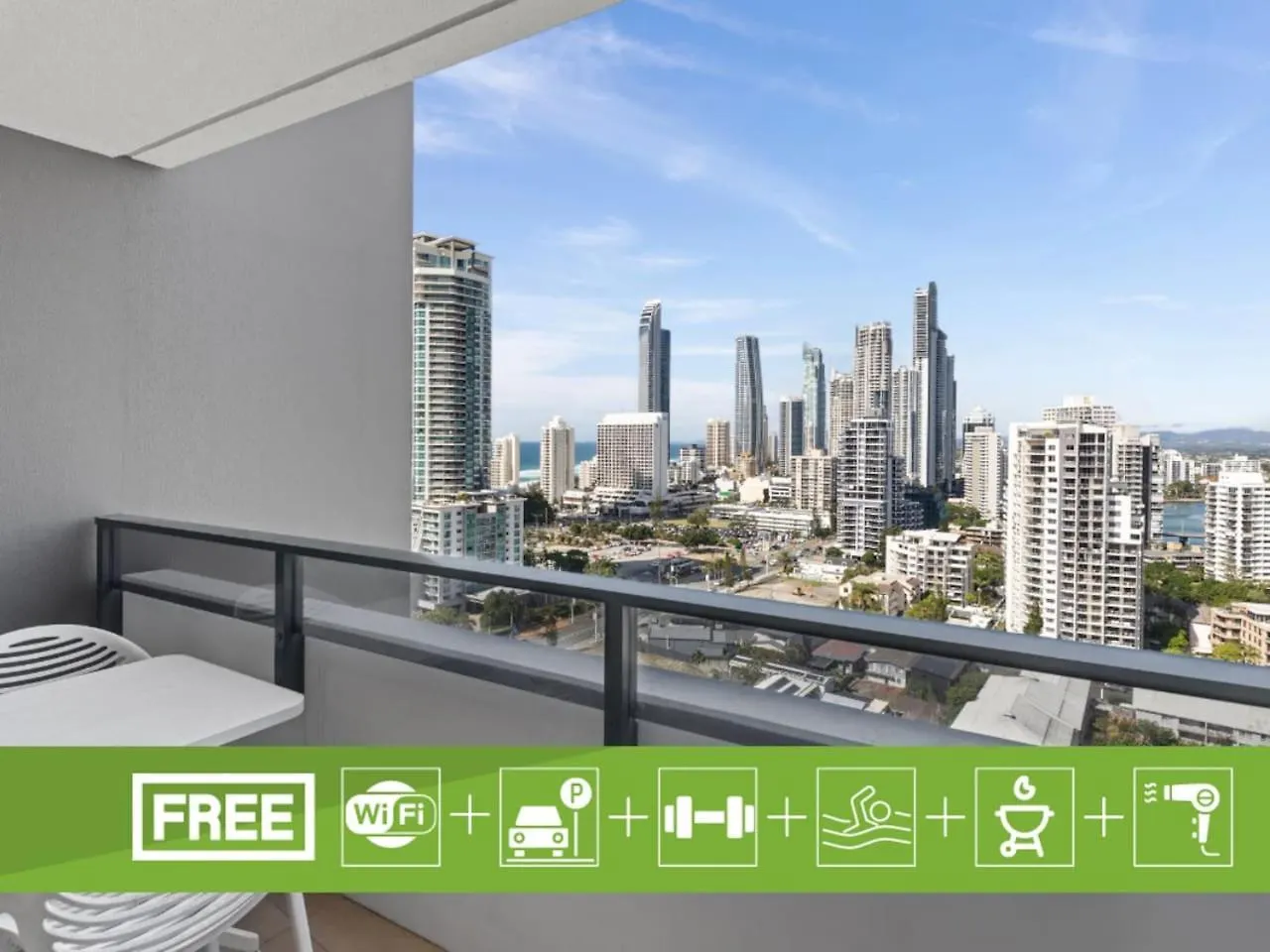 High Level 1 Bedroom Apartment In Paradise Gold Coast